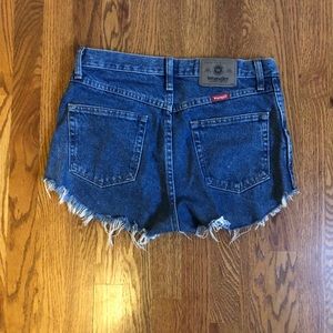 Wrangler Denim Cut Off Shorts